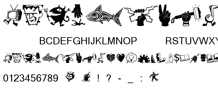 Zono Dingbats font