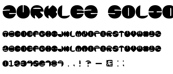 Zurklez Solid (BRK) font