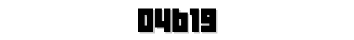 04b19 font