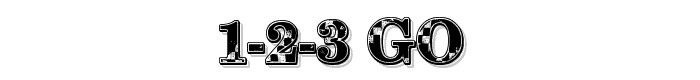 1-2-3%20GO_ font