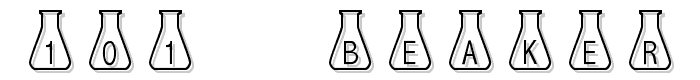 101%21%20Beaker font