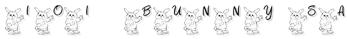 101%21%20Bunny%20SayZ font