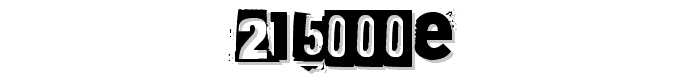 215000E font