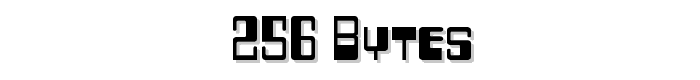 256%20Bytes font