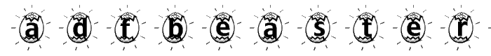 ADFBEasterEgg font