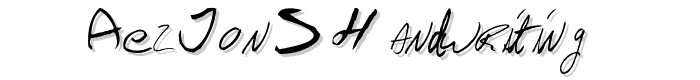 AEZ%20Jon_s%20Handwriting font