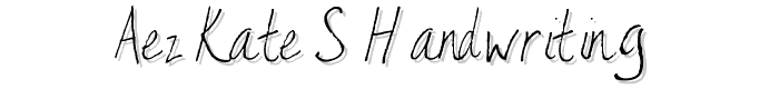 AEZ%20Kate_s%20Handwriting font