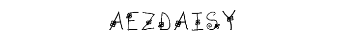 AEZdaisy font