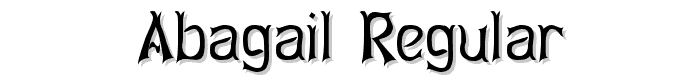 Abagail%20Regular font