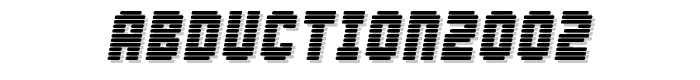 Abduction2002 font