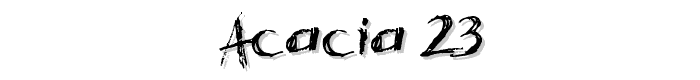 Acacia%2023 font