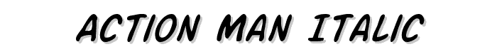 Action%20Man%20Italic font