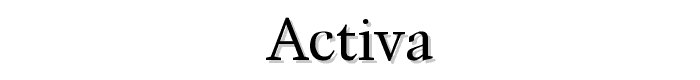 Activa font