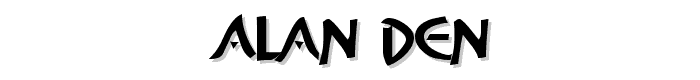 Alan%20Den font