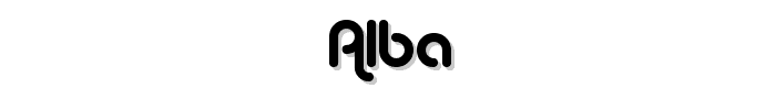 Alba font