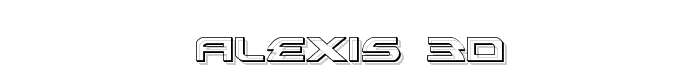 Alexis%203D font