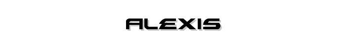 Alexis font