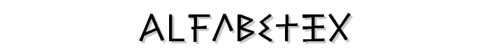 Alfabetix font