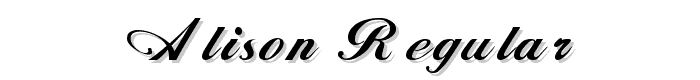 Alison%20Regular font