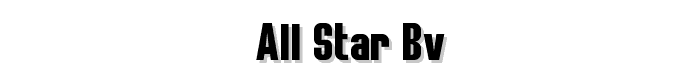 All%20Star%20BV font