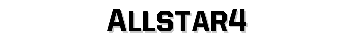 Allstar4 font