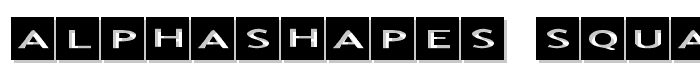 AlphaShapes%20squares font