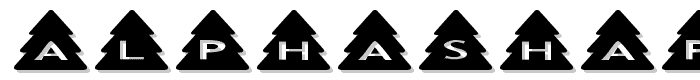 AlphaShapes%20xmas%20trees font