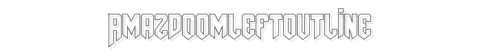 AmazDooMLeftOutline font