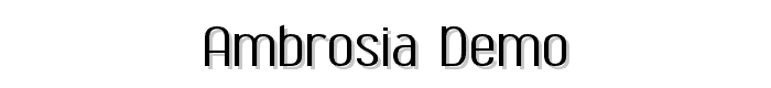 Ambrosia%20Demo font