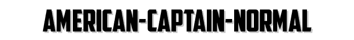 American%20Captain%20Normal font