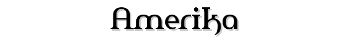 Amerika font