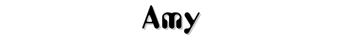 Amy font