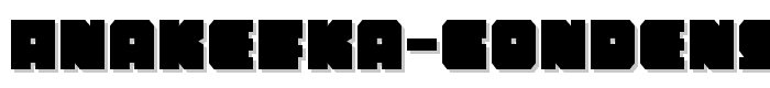 Anakefka%20Condensed font