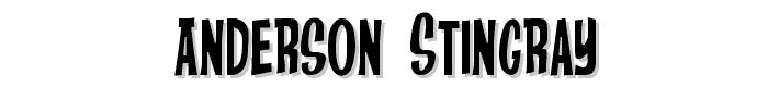 Anderson%20Stingray font