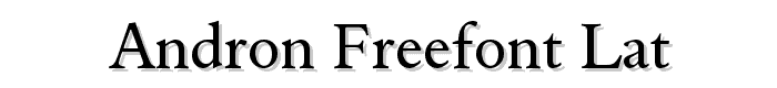 Andron%20Freefont%20LAT font