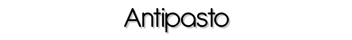 Antipasto font