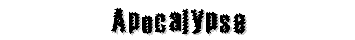 Apocalypse font