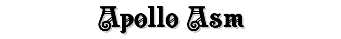 Apollo%20ASM font