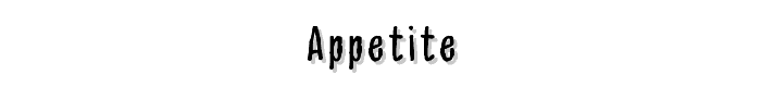 Appetite font