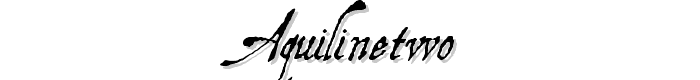 AquilineTwo font