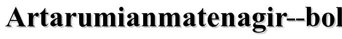 ArTarumianMatenagir%20Bold font