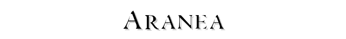 Aranea font