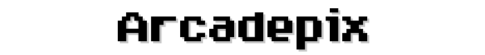 Arcadepix font