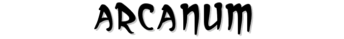 Arcanum font