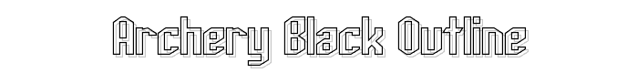 Archery%20Black%20Outline font