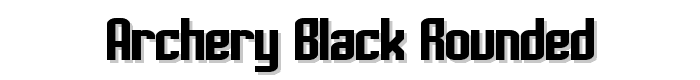 Archery%20Black%20Rounded font