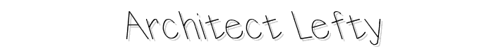 Architect%20Lefty font