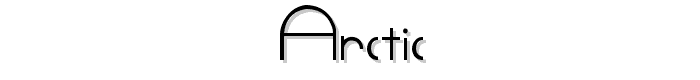 Arctic font