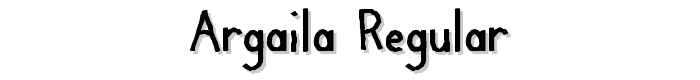 Argaila%20Regular font