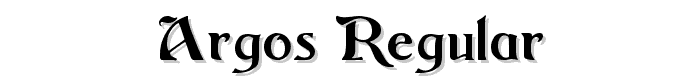 Argos%20Regular font